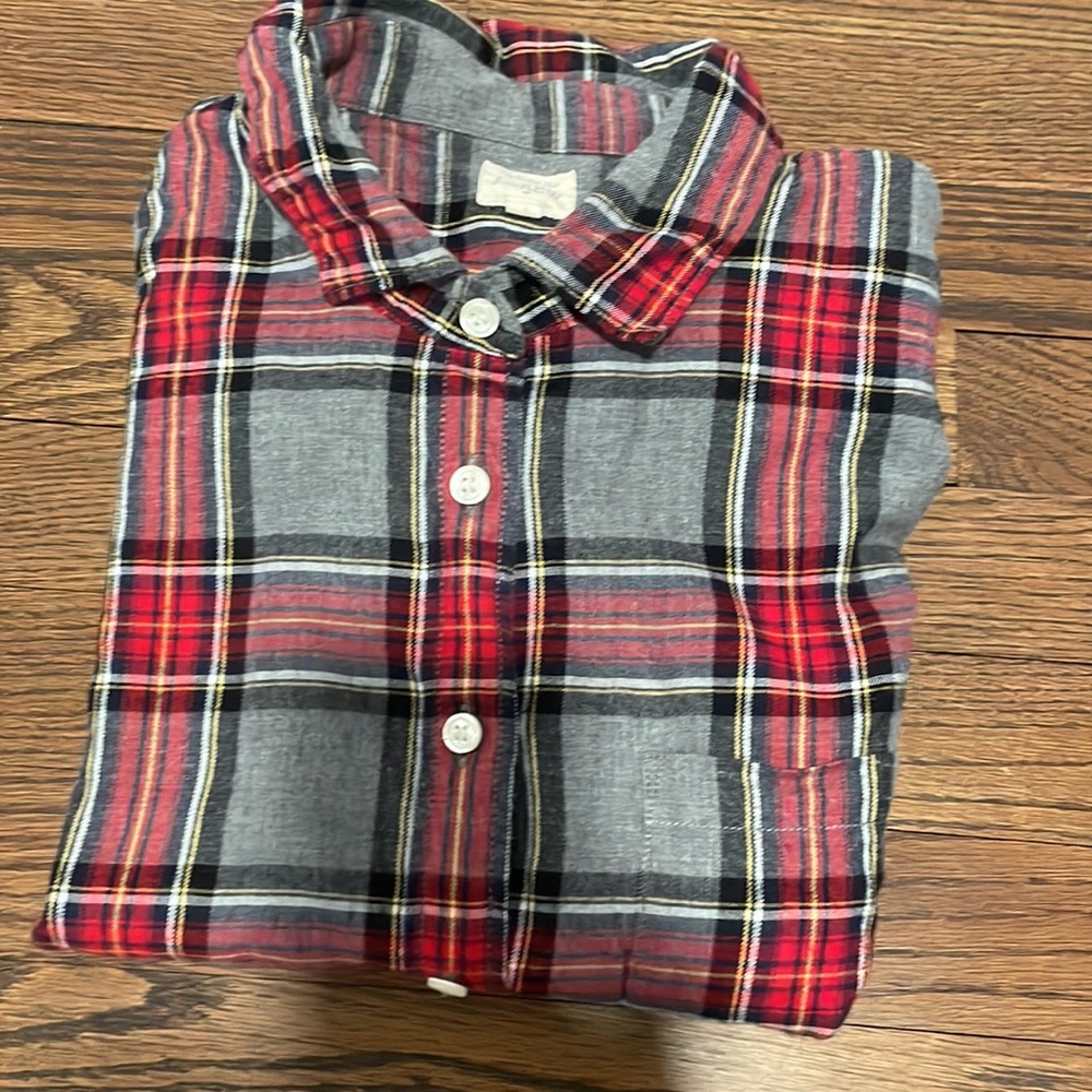 J.Crew “the perfect shirt” flannel button down - Picture 2 of 8